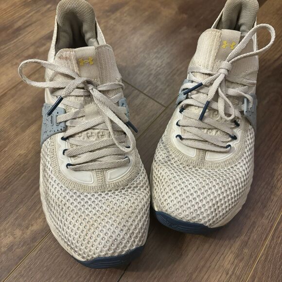 Under Armour Project Rock Shoes Womens 9 Stone Blue Sneakers Cross Training - Picture 9 of 9